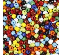 Creotime Rocaille-mix 4 mm de couleurs variées 1000gr Bleu G