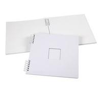 Creotime scrapbook à reliure spirale 30,5 x 30,5 cm blanc Blanc G