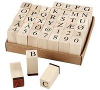 Creotime série de timbres alphabet 13 x 13 x 8 mm 42 parties G