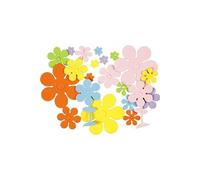 Creotime stickers mousse fleurs 100 pièces
