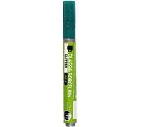 Creotime stylo à peinture verre et porcelaine paillettes vert foncé Vert foncé G