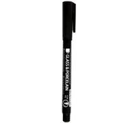 Creotime stylo à peinture verre & porcelaine contour noir Noir G