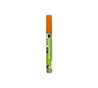 Creotime stylo à peinture verre & porcelaine pailletée orange Orange