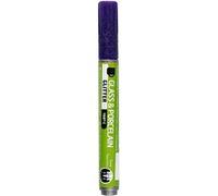 Creotime stylo à peinture verre & porcelaine paillettes violet Violet G