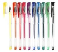 Creotime stylo gel 10 pièces 15 cm multicolore Multicolore G
