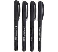 Creotime stylos de calligraphie noir 4 pièces Noir G