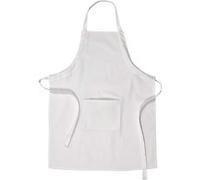 Creotime tablier avec poche 65 x 84 cm Blanc