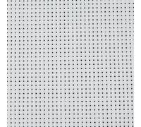 Creotime tissu aida blanc 150 cm 1 pièce Blanc G