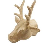 Creotime trophée de renne 30 x 20 cm Marron G