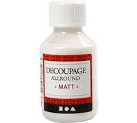 Creotime vernis de découpage à la colle mat 100 ml Transparent G