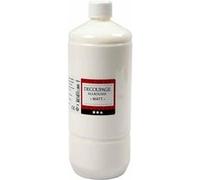 Creotime vernis de découpage à la colle mat 1000 ml Transparent G