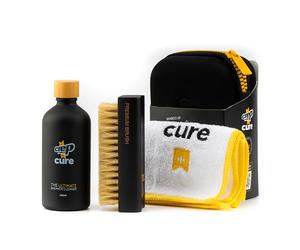 Crep Protect Kit de CURE - Kit de nettoyage de baskets haut de gamme, avec brosse, solution (100 ml), chiffon en microfibre et pochette réutilisable