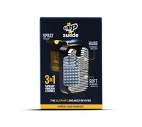 Crep Protect Suede Reviver - Nettoyant pour Chaussures en Suède, Conditionneur & Brosse pour Suède & Nubuck - Restaure la Vitalité & la Texture - Spray Nourrissant pour Chaussures Fatiguées