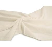 Crêpe Américaine, tissu d'habillement léger, 50 cm x 150 cm (Crème)