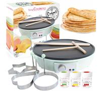 Crepe factory et 3 colorants alimentaires - jaune vert rouge Scrapcooking