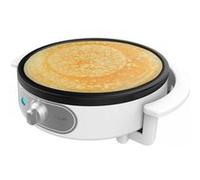 Cecotec Crêpière Fun Creepy, 1200W de Puissance, Revêtement Antiadhésif, Rouleau d'Espacement et Spatule, Puissance Réglable, Indicateur Lumineux, Diamètre de 30,5 cm, 08034