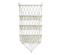 Creperture Hamac de Rangement en Corde de Coton Tissée à la Main en Corde de Coton à Suspendre pour Chambre d'enfant, Salle de Jeux, Chambre à Coucher, Chambre d'enfant, A