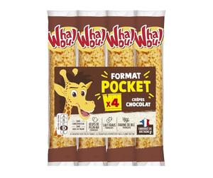 Crepes chocolat WHAOU! - le paquet de 128g Lot De 4 - Par Lot