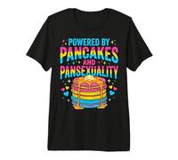 Crêpes et Pansexualité Drapeau Pansexuel T-Shirt Haut de Gamme