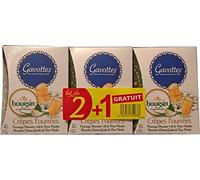 Crêpes fourrées au fromage Boursin Ail & Fines Herbes en lot de 3, 180 g, Boîte carton