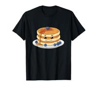 Crêpes souriantes avec Petit déjeuner aux myrtilles T-Shirt