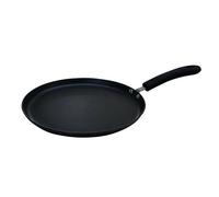 Crêpière 28 cm Induction - Acier Inox 18/10 Sans PFOA & Fond Sandwich - Poignée Ergonomique Lavable Lave-Vaisselle