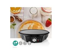 Crêpière 30 cm 1000W Revêtement antiadhésif Réglage de la température Voyant Fond antidérapant 33 cm Familiale Haute qualité