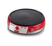 Crêpière - Ariete - 202ROUGE - Électrique - Antiadhésif - Design années 1950