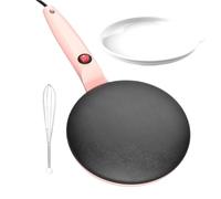 Crêpière, crêpière électrique contrôle automatique de la température | Plaque à crêpe pour la cuisine familiale, petit déjeuner, dessert, collation, crêpe, crêpe, fabrication de blintz
