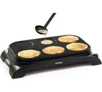 Crepiere DOMO Family Crepes - DO8709P - 6 personnes - Revetement Antiadhésif - 1000W