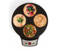 Crêpière - DOMOCLIP - DOC143 - 2 en 1 - 1000 W - Plaques interchangeables