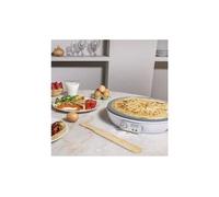 Crêpière électrique 1000w noir blanc