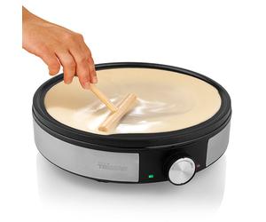 Crêpière électrique 30 cm avec thermostat 1200 W grise BP-2638 Tristar