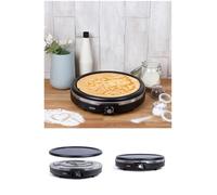 Crêpière Electrique 38cm 1350W Antiadhésif Voyants Fond antidérapant Haute qualité