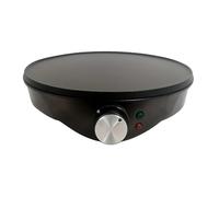 Crêpière Électrique Antiadhésive 30cm 1000W - Température Réglable & Répartition Uniforme de la Chaleur - Inclus Spatule & Étaleur - Idéale pour Crêpes, Pancakes & Galettes - Design Compact et Élégant