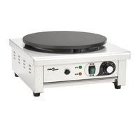Crêpière électrique - vidaXL - 40 cm - 3000 W - Acier inoxydable - Antiadhésive