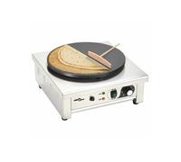 Crêpière électrique - vidaXL - 40 cm - 3000 W - Acier inoxydable - Antiadhésive
