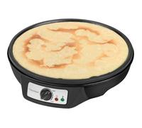 Crêpière électrique - Bestron - Ø 30 cm - 1000 Watts - Revêtement antiadhésif - Noir