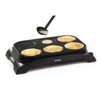 Crepiere Electrique DOMO Family Crepes DO8709P 6 personnes Revetement Antiadhésif 100 G