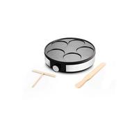 KitchenCook – Crêpière électrique Minicrepe Nx – Fonte d'aluminium, revêtement antiadhésif, 1200 W