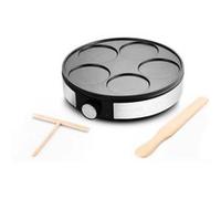KitchenCook – Crêpière électrique Minicrepe Nx – Fonte d'aluminium, revêtement antiadhésif, 1200 W