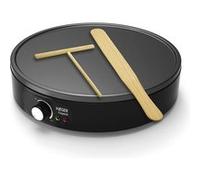 Crêpière Électrique HAEGER Creperia - Puissance 1000W Noir G