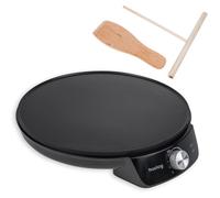 Crêpière électrique - HUSLOG - Ø29 cm - 1200W - Antiadhésive - Température réglable