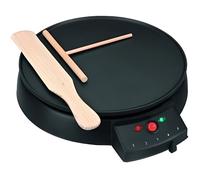 Crêpière électrique - Lacor - Noir - 1000 W - Antiadhésif - 30 cm de diamètre