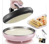 Crêpière électrique portable - Machine à crêpes sans fil avec revêtement antiadhésif, moule de cuisson domestique - Mini poêle à crêpes - Pratique et facile à utiliser