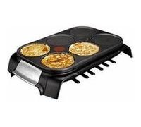 Crêpière électrique pour 6 crêpes 1000w noir G