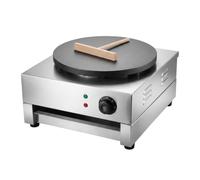 Crêpière Électrique Professionnelle 16 Pouces Plaque Pan Hotplate | Idéal pour les Cuisines Professionnelles Grâce à une Distribution Homogène de Chaleur Éliminant les Points(230V,Single pot)
