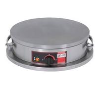 Crêpière Electrique Professionnelle à Usage Intensif - Ø 400 mm - Sofraca - - 452x452x132mm