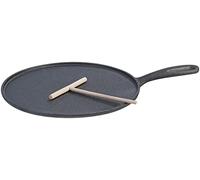Rosenstein & Söhne – Crêpière en fonte Ø 28 cm – Compatible induction – Facile à nettoyer