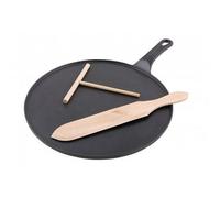 Crêpière en fonte avec spatule et racloir en bois diamètre 30cm Crépière-